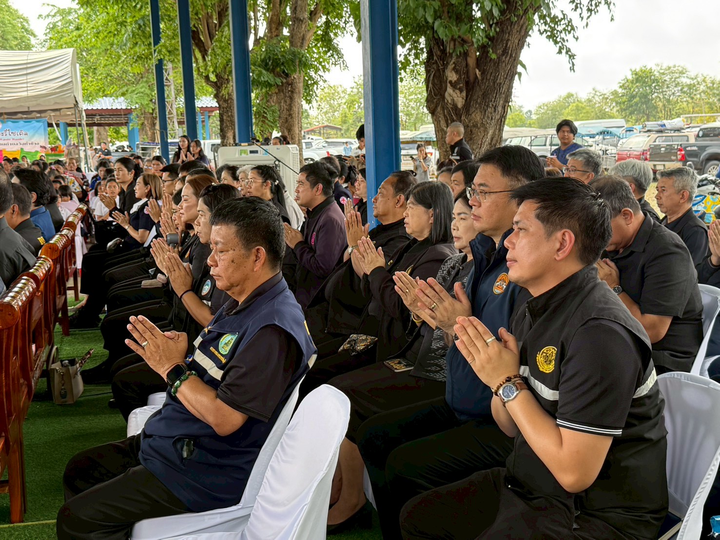 title - วันที่ 22 เมษายน 2569 นายวิทูล ประดิษฐบุญ ปฏิรูปที่ดินจังหวัดปราจีนบุรี  พร้อมด้วย เจ้าหน้าที่ ส.ป.ก.ปราจีนบุรี เข้าร่วมโครงการจังหวัดเคลื่อนที่  โครงการ 